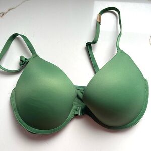 Victorias Secret PINK green bra 32C NWT